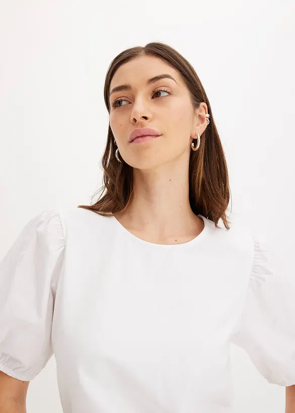 Topp med ballong&auml;rmar, bonprix