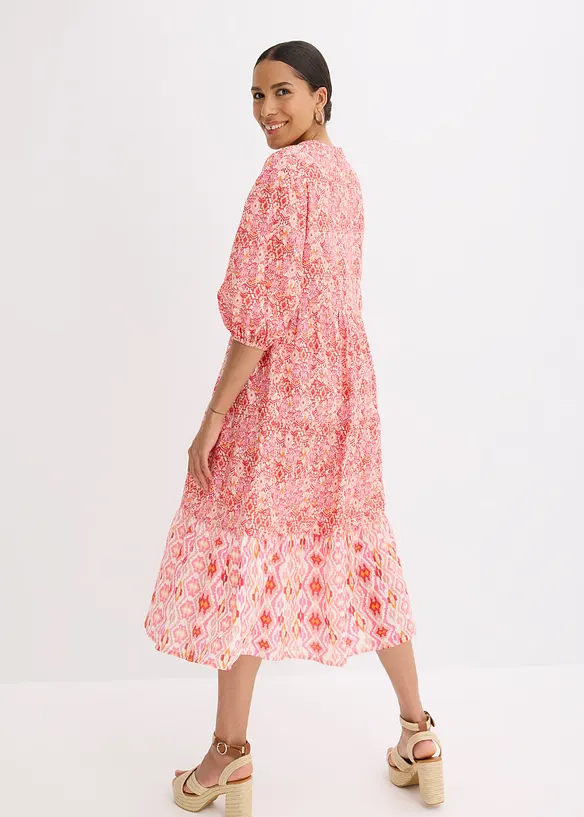 Midikl&auml;nning av luftig bomull, bonprix