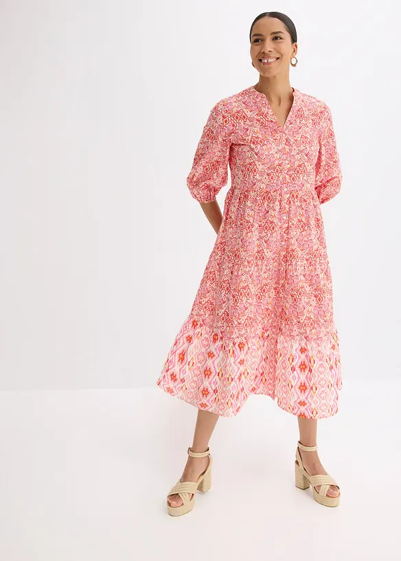 Midikl&auml;nning av luftig bomull, bonprix