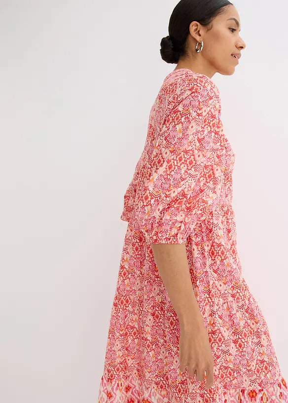 Midikl&auml;nning av luftig bomull, bonprix