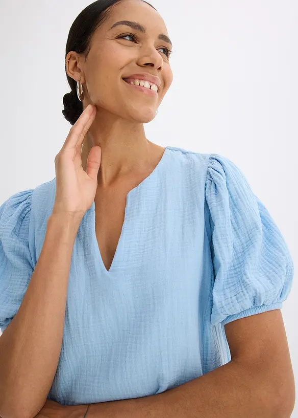 Kort muslinkl&auml;nning, bonprix