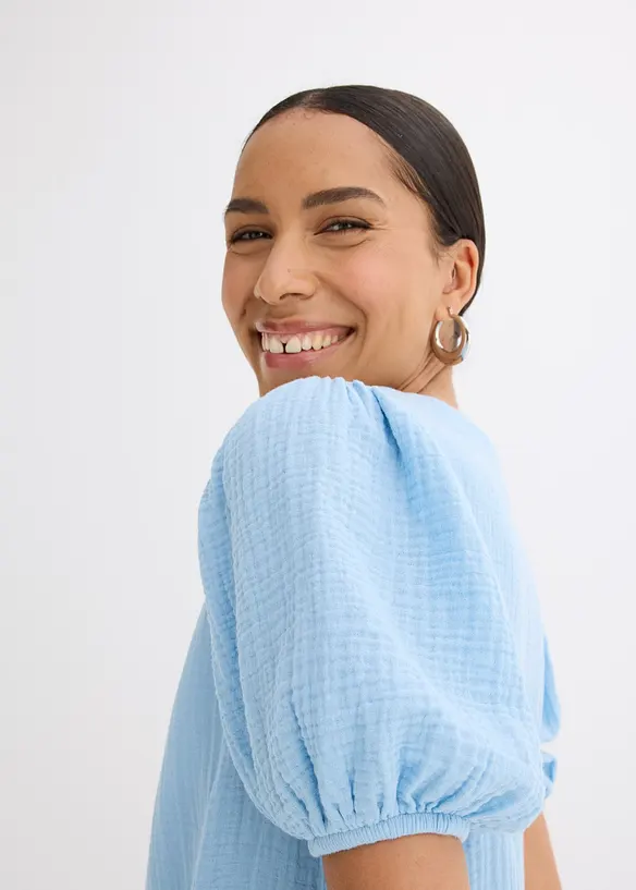 Kort muslinkl&auml;nning, bonprix