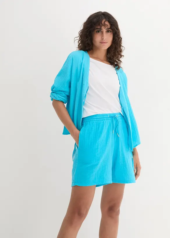 Shorts av muslin, bonprix