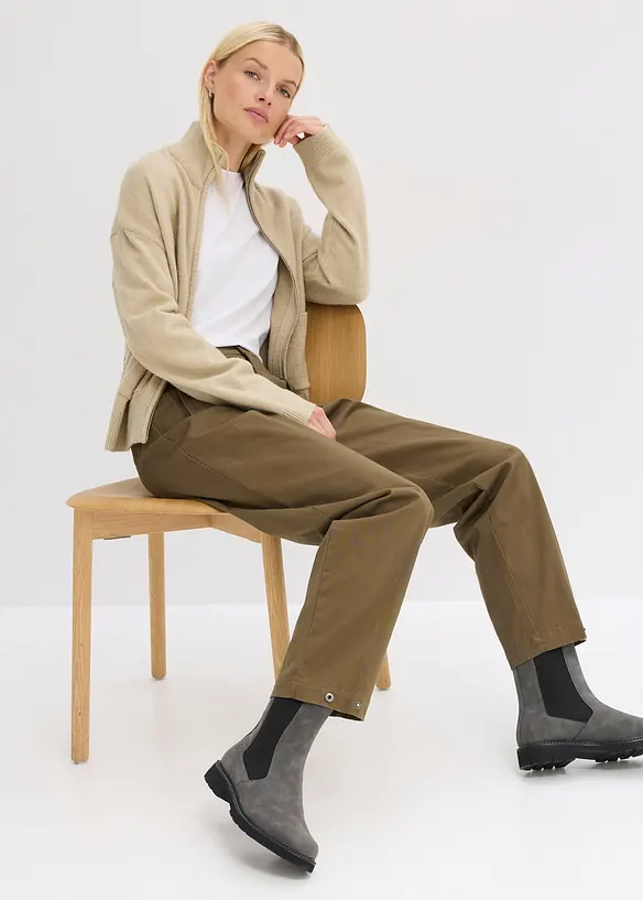 Tunnformad byxa, bonprix