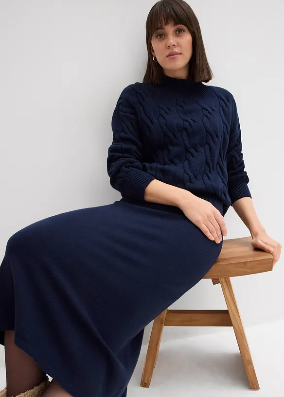 Oversizetr&ouml;ja i mjuk viskosmix, bonprix