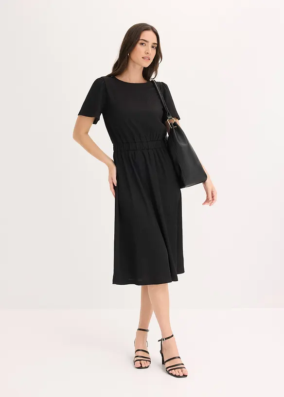 Utst&auml;lld jerseykl&auml;nning, bonprix