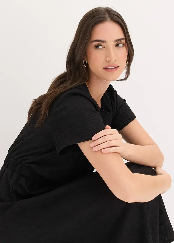 Utst&auml;lld jerseykl&auml;nning, bonprix