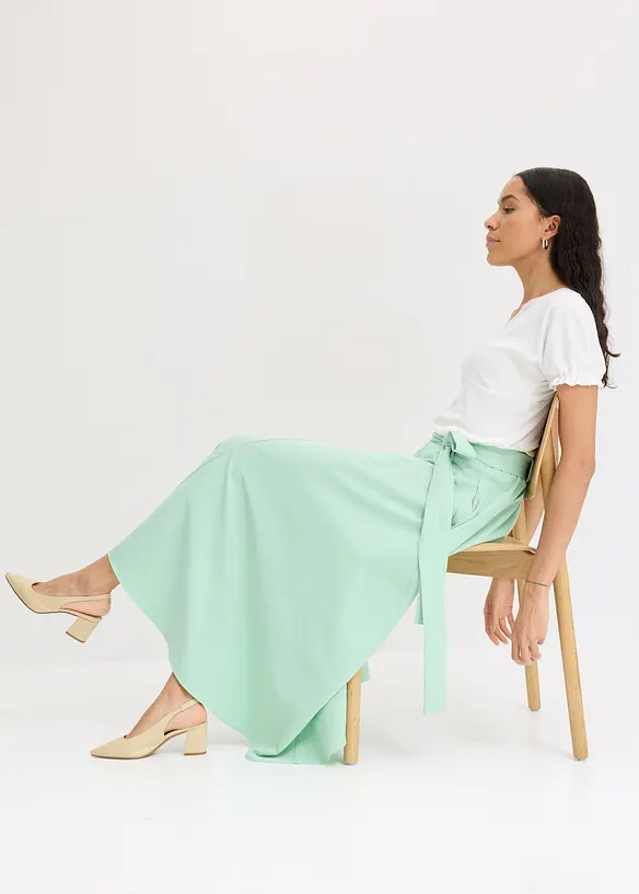 Maxikjol i viskosmix, bonprix