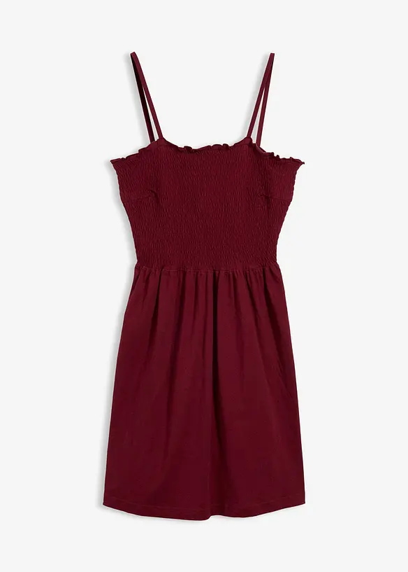 Jerseykl&auml;nning av ren bomull, bonprix