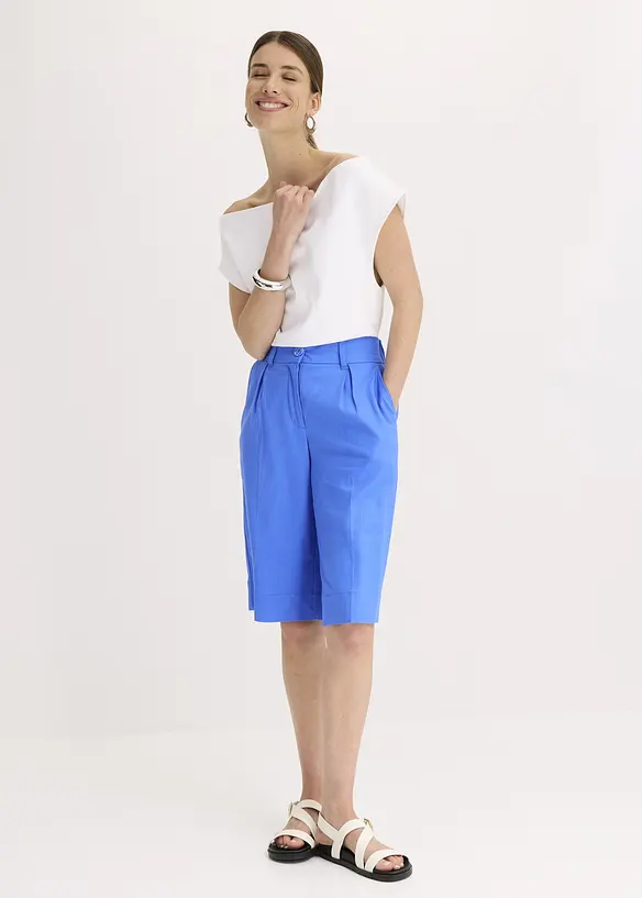 Shorts i linnemix, bonprix