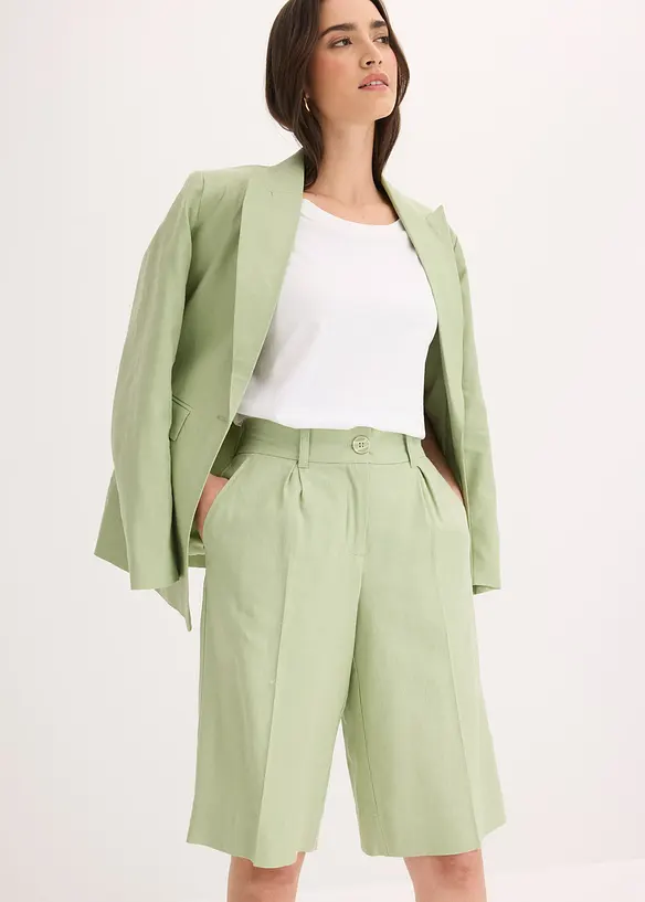 Shorts i linnemix, bonprix