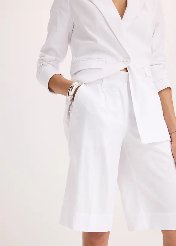 Shorts i linnemix, bonprix