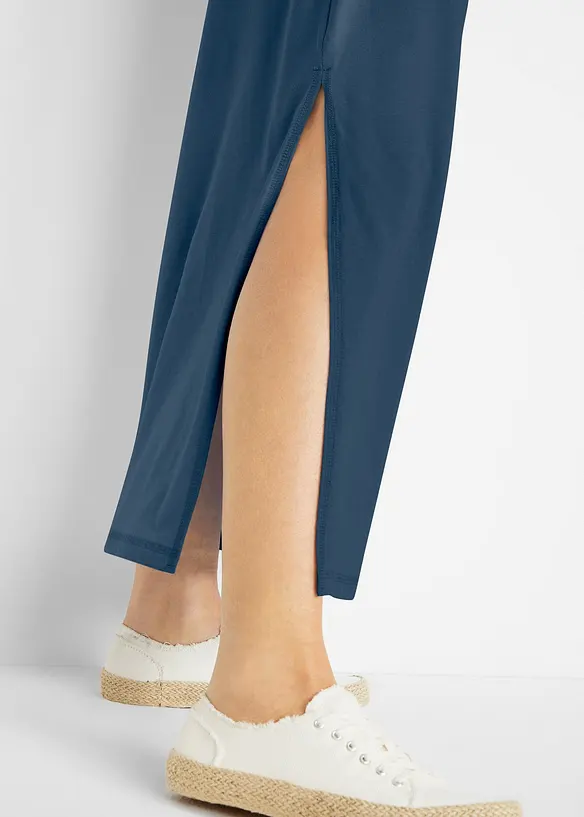 Jerseykl&auml;nning i insv&auml;ngd modell, bonprix