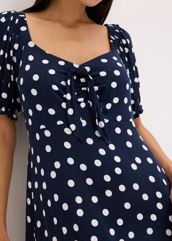 Mellanl&aring;ng kl&auml;nning i viskosmix, bonprix