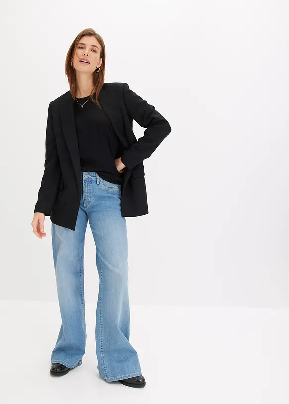 Topp med charmiga &auml;rmar, bonprix