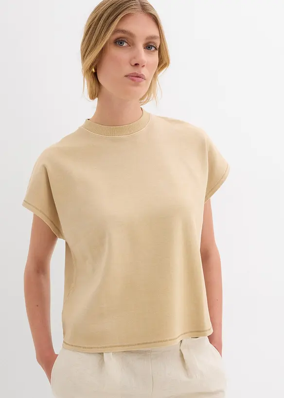 T-shirt i ren ekologisk bomull, bonprix