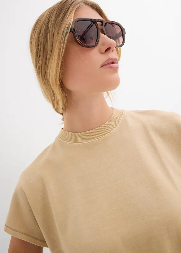 T-shirt i ren ekologisk bomull, bonprix