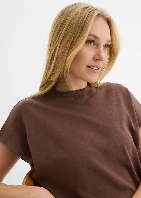 T-shirt i ren ekologisk bomull, bonprix