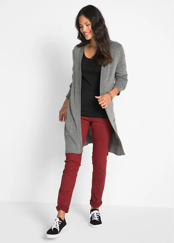 Figurn&auml;ra topp med l&aring;nga &auml;rmar, bonprix