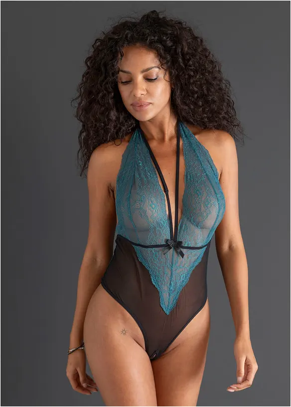 Stringbody med &ouml;ppen gren, bonprix