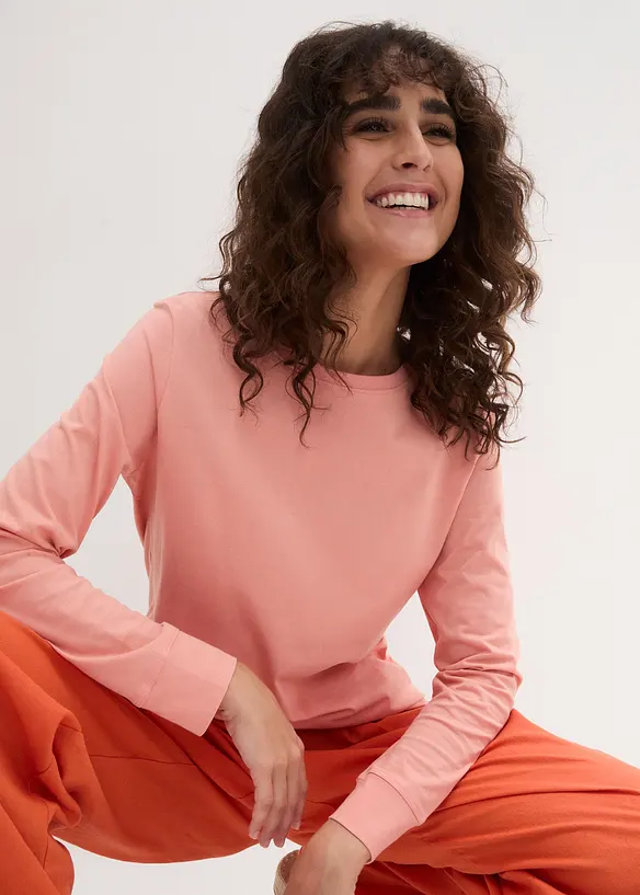 L&aring;ng topp med rund halsringning (5-pack), bonprix