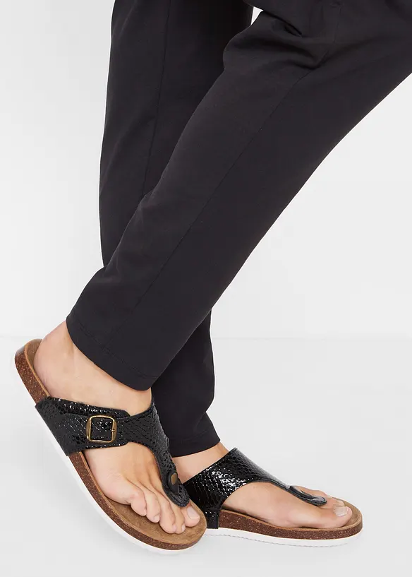 Jerseybyxa av bomullsmix, bonprix