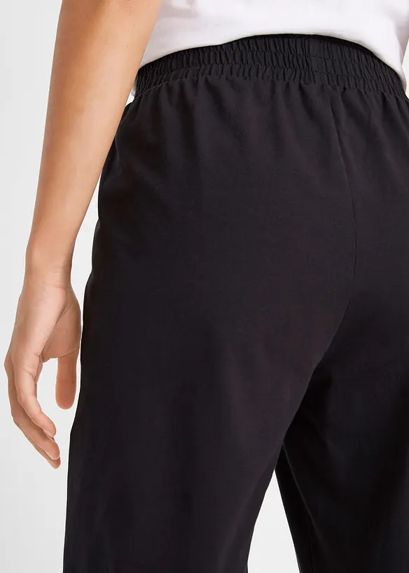 Jerseybyxa av bomullsmix, bonprix