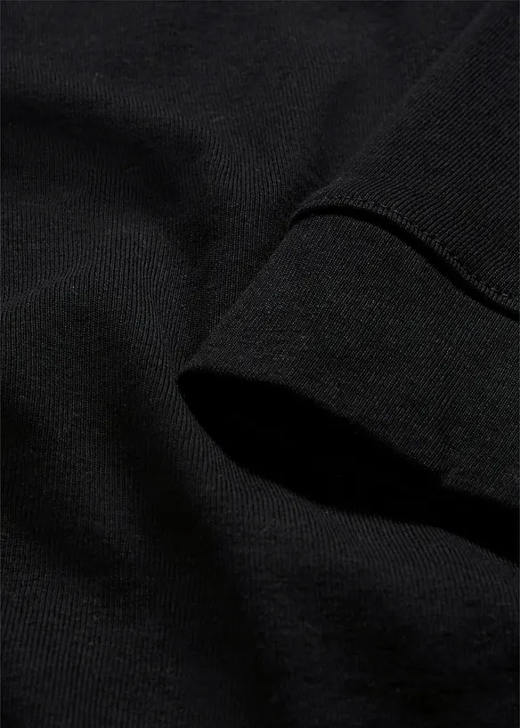 L&aring;ng&auml;rmad topp i ren ekologisk bomull, bonprix