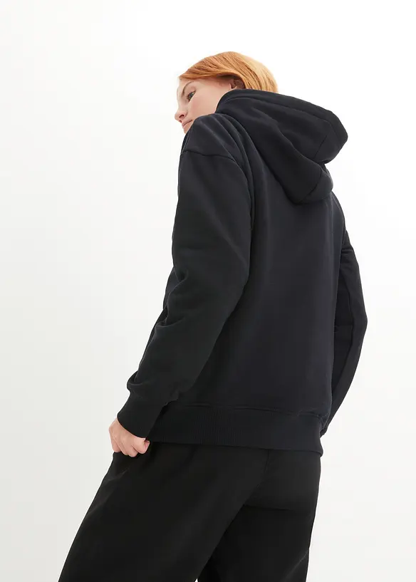 Sweatshirt i oversizemodell med huva, bonprix