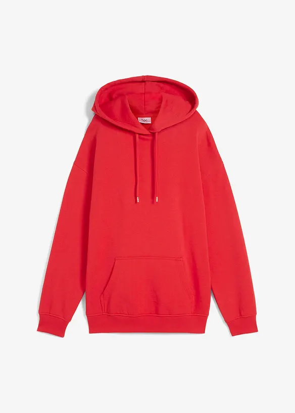 Sweatshirt i oversizemodell med huva, bonprix