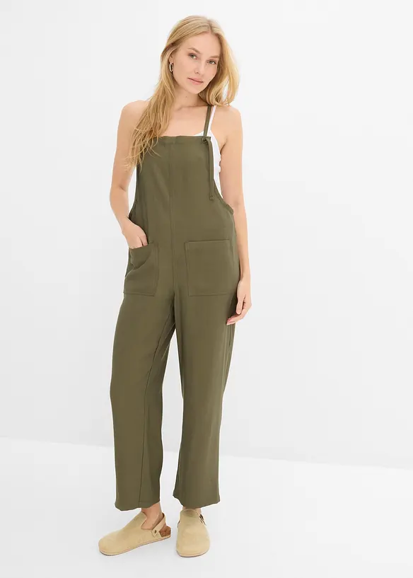 Jumpsuit av mjuk viskos, bonprix