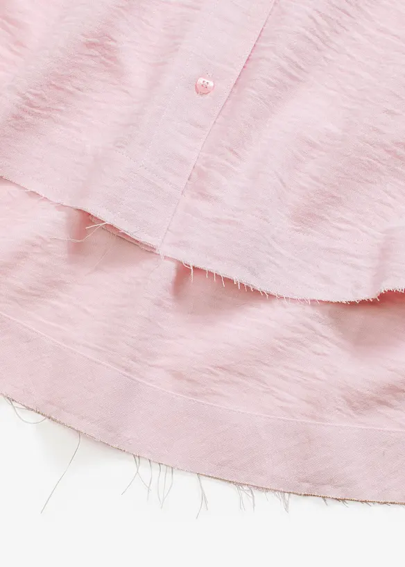 Skjortblus i oversizemodell, bonprix