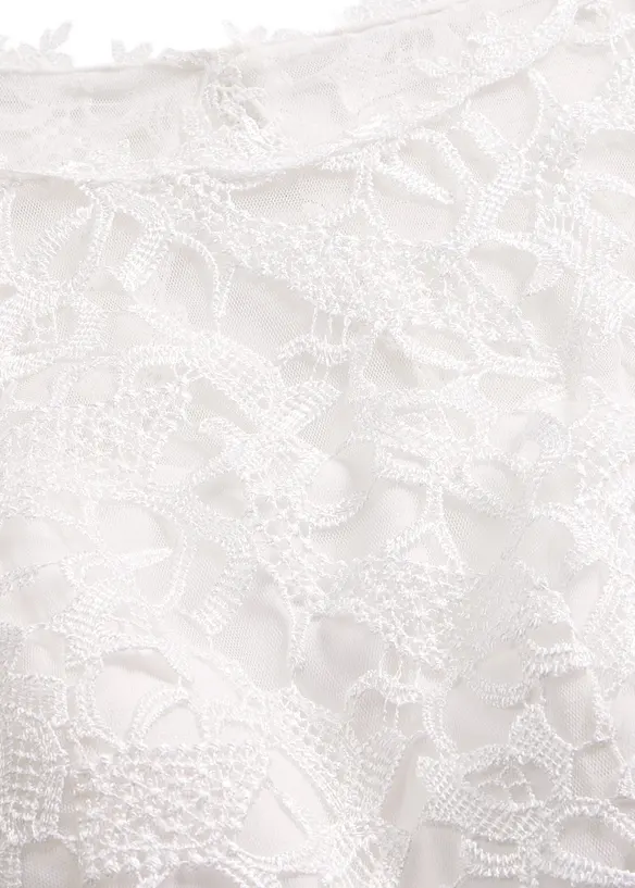 L&aring;ng aftonkl&auml;nning med spets, bonprix