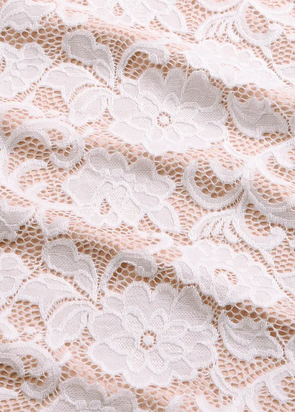 L&aring;ng&auml;rmad topp i spets, bonprix