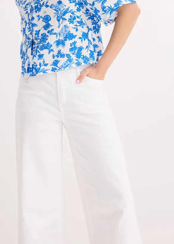 Culotter i elastisk bomullsmix, bonprix