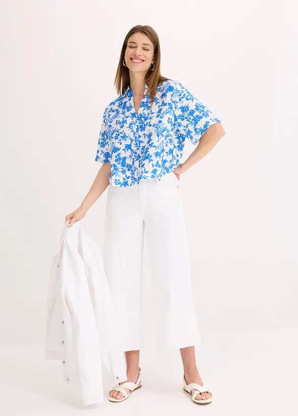 Culotter i elastisk bomullsmix, bonprix