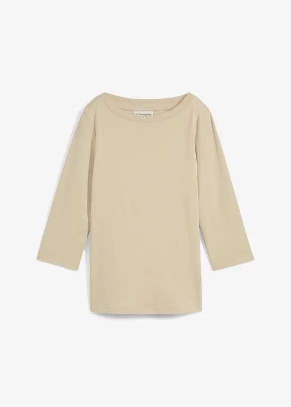 Topp i tjockt material av ekologisk bomull, bonprix