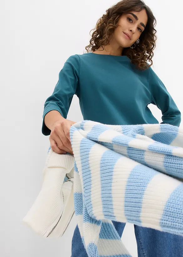 Topp i tjockt material av ekologisk bomull, bonprix