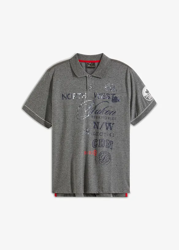 Kort&auml;rmad pik&eacute;tr&ouml;ja i jersey, bonprix