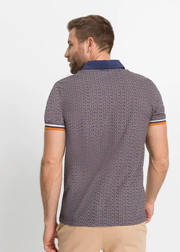 Pik&eacute;tr&ouml;ja i bomullsjersey, korta &auml;rmar, bonprix