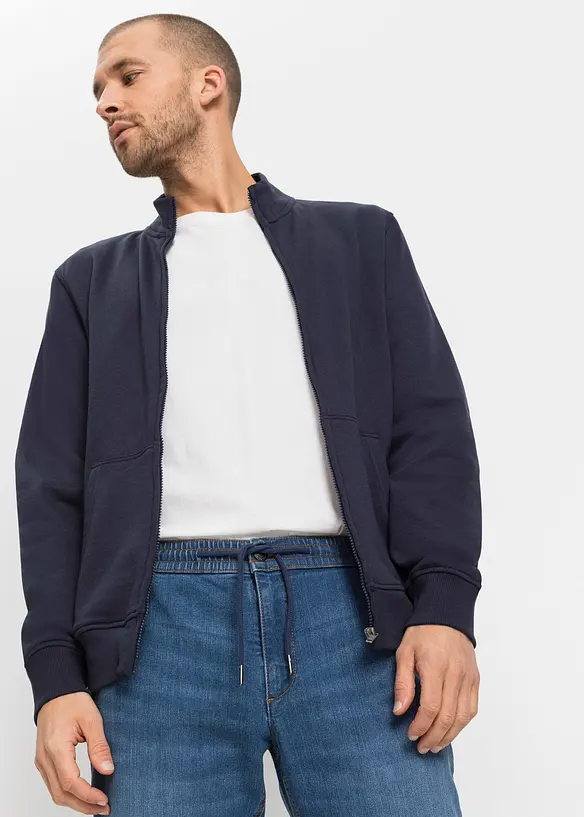 Tunna dra p&aring;-jeans, Regular Fit, Stretch, Straight, med bekv&auml;m midja, bonprix