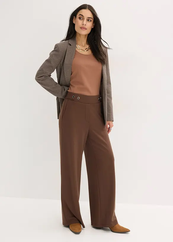 Jerseybyxa med dekorativ slejf, bonprix