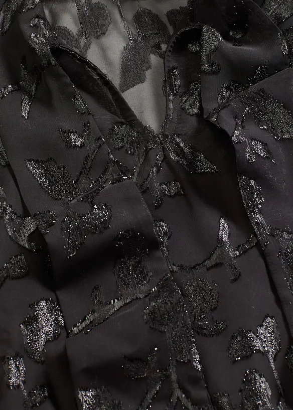 Dra p&aring;-blus med broderi, bonprix