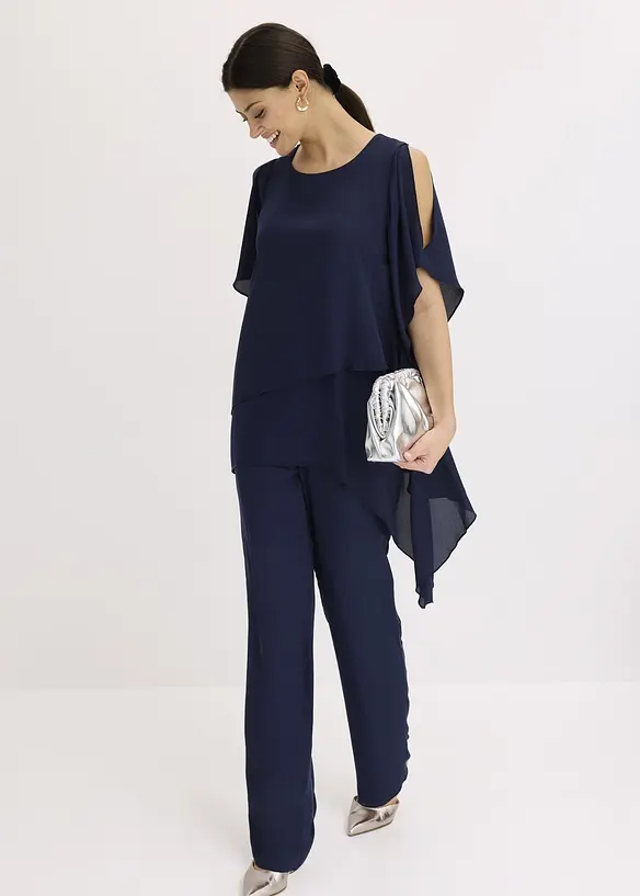 L&aring;ng blus i lager p&aring; lager-stil, bonprix