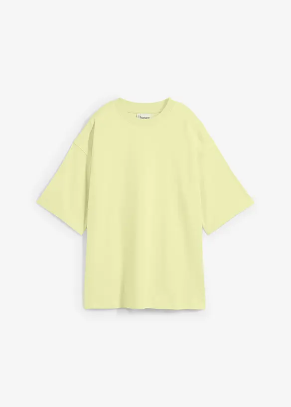 Oversizetopp av tjock jersey i ekologisk bomull, bonprix