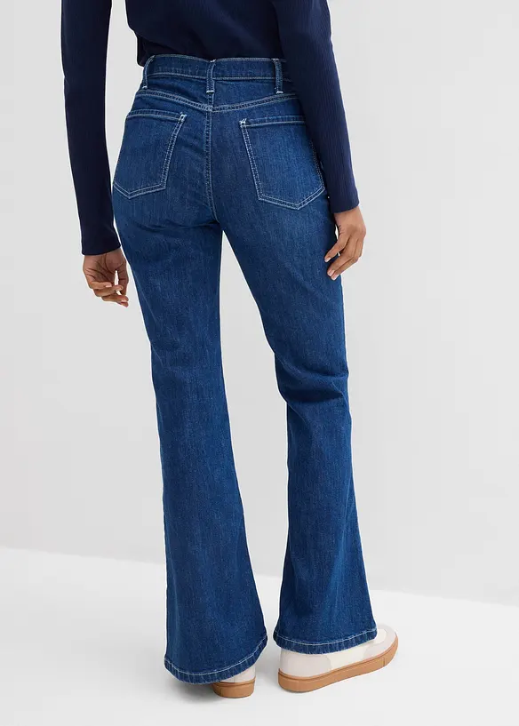 Bootcut Jeans High Waist, Stretch, bonprix