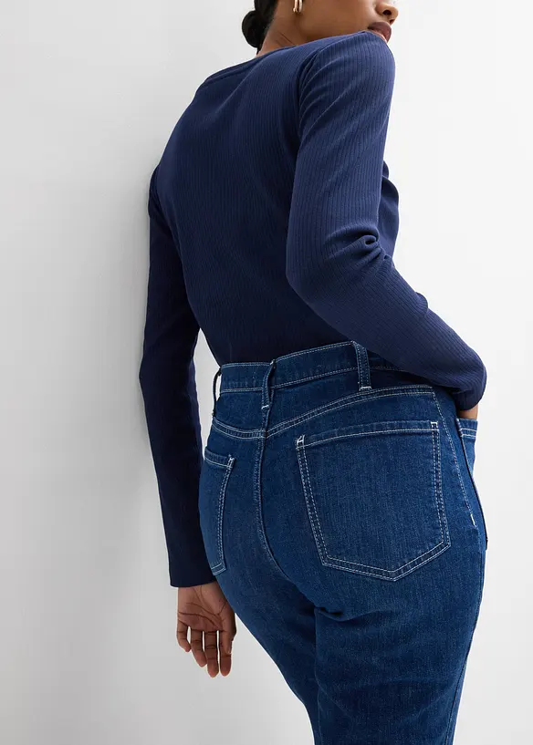 Bootcut Jeans High Waist, Stretch, bonprix