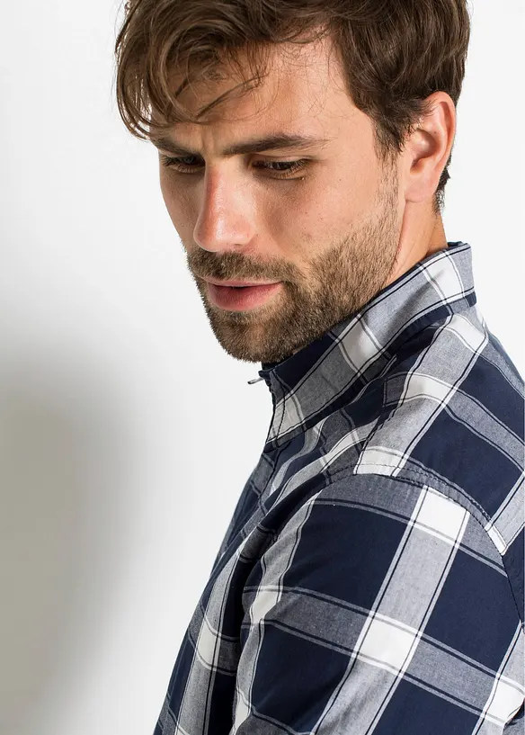 L&aring;ng&auml;rmad skjorta av ren bomull, bonprix