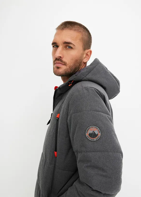 Varmt fodrad t&auml;ckjacka, vattenavvisande, bonprix