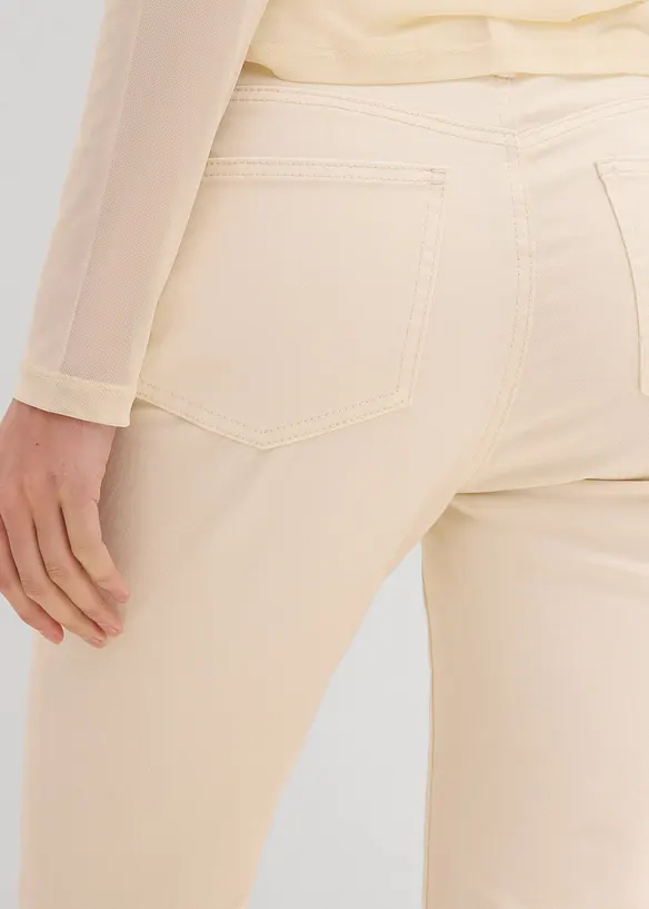 Flared Jeans High Waist, cropped, bonprix